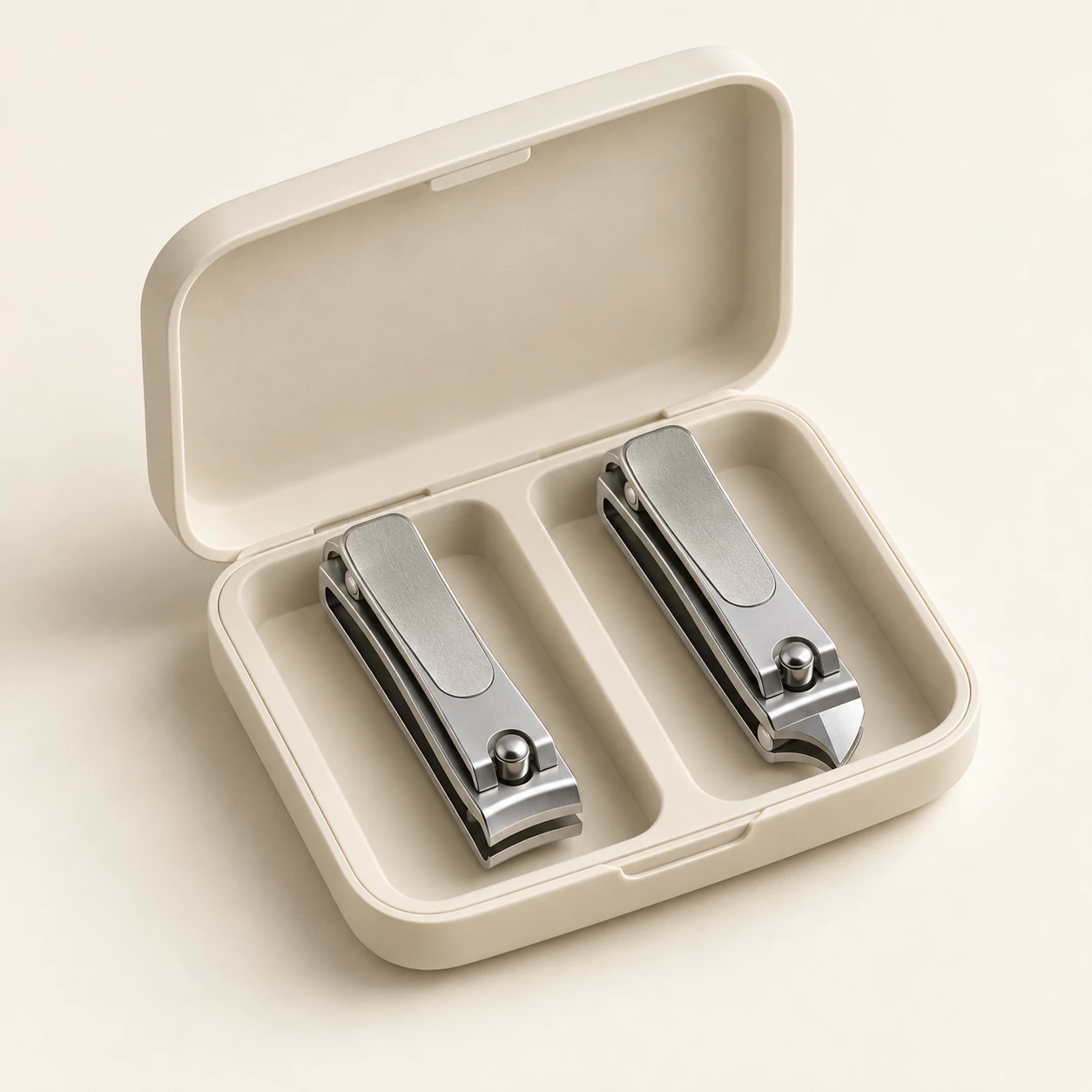 Precision Pair — Silver / Warm White