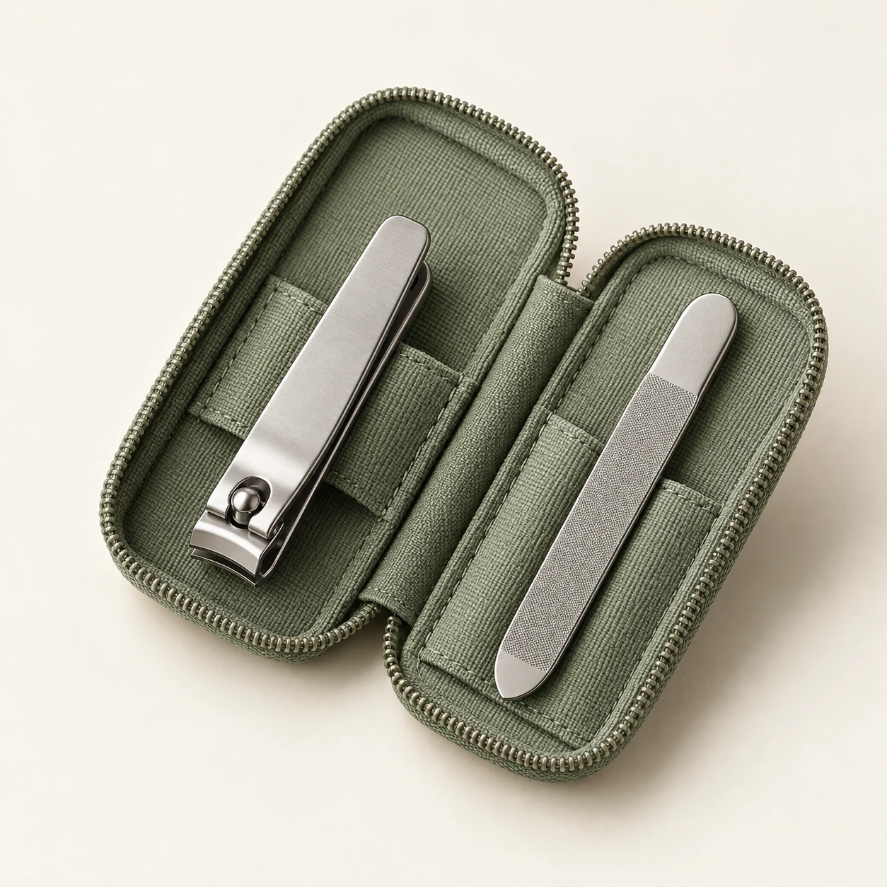 Carry Capsule — Silver / Sage
